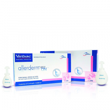 Allerderm spot-on pre malých psov a mačky do 10 kg, 6x2 ml Vibrac - 1