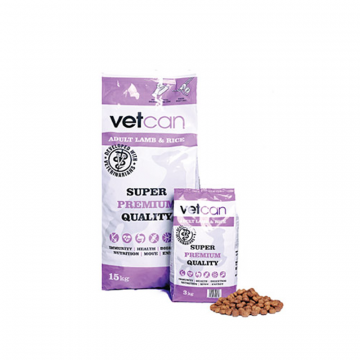 Vetcan Adult Lamb & Rice 15 Kg Vetcan - 1