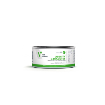 VetExpert VD cat 4T Obesity& Diabetes konzerva 100 g VetExpert - 1